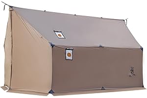 OneTigris TEGIMEN Hammock Hot Tent with Stove Jack - Spacious, Versatile Wall Design & Snow Skirt, 3000mm Waterproof, Zippered Storage Bag