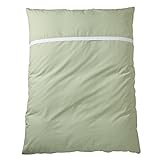 wellyou, Kinder Bettwäsche, grün weiß Vichy-Karo, 100% Baumwolle - 2