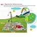 Fuloon Double Sided Waterproof Baby Boys Girls Play Mat Soft Environment Friendly Toddler Activity Play Gym Mat Ideal Gift for Baby 200CM x 180CM x 0.5CM