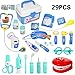 Produktbild HOWADE 29 Stück Arzt-Kit, medizinisches Pretend Play Arztspielzeug-Set in Aufbewahrungsbox - batteriebetriebene Werkzeuge mit Lichtern und Klängen - Promote lernen motorische Fähigkeiten