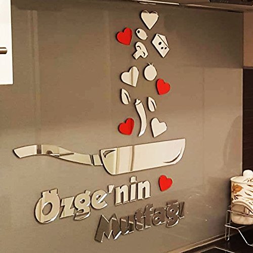 Personalized Kitchen Mirror - Personalisierte Küche Spiegel