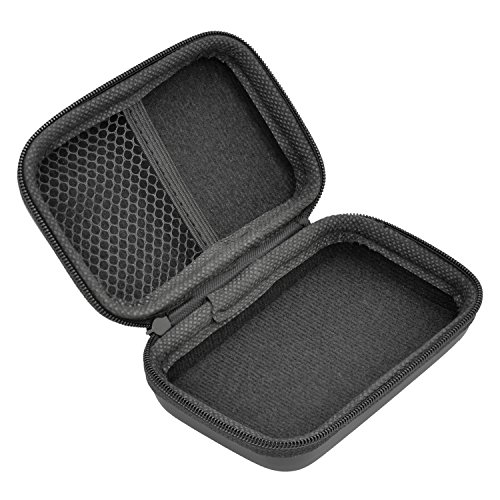 Preisvergleich Produktbild iProtect Schutztasche Hülle Box für Kopfhörer Ohrstöpsel inkl. Netztasche in schwarz