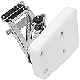 Auxiliary Boat Engine Mount, Spring Assisted Rustproof Outboard Motor Mount for 7.5-20 2-Stroke Engines
