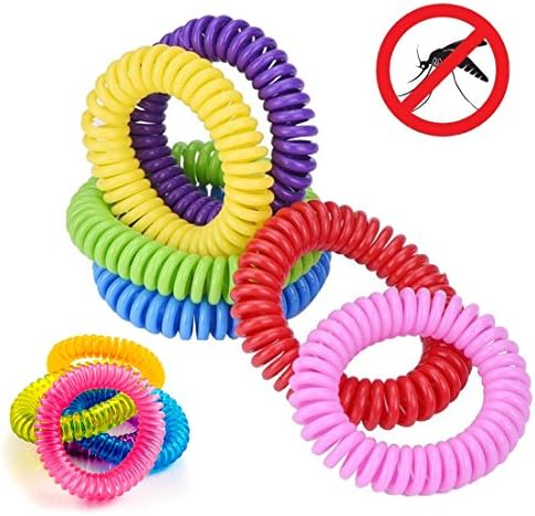 Zhengdu 10 pack Mosquito Repellent Bracelet Coil Wristband for Adults and Kids Long Lasting 100% Natural Ingredients (Small)