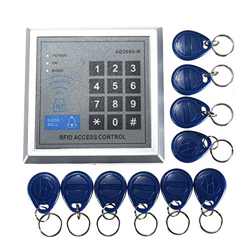 Preisvergleich Produktbild Security RFID Proximity Eintrag Türschloss Access Control System 10 Keys