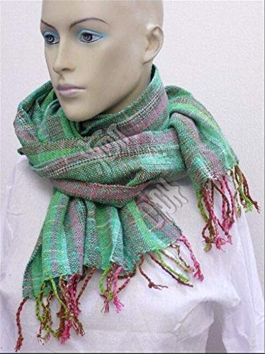 Preisvergleich Produktbild OSRAME Dekorationen Windlicht Geschenke Seidenschal Weiblicher Ethnischer Antiker Kreativer Persönlichkeit Wollquaste des Starken Garns Handgewebter Baumwollschal