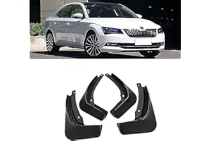 WEISLA 4 Pcs Car Mud Flaps for Skoda Superb 2016-2021, Mud Flaps Splash Guards Dustproof Anti-collision Front Rear Car Mudflap