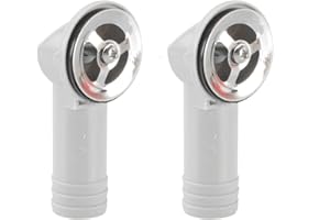 LOMYLM 2pcs Sink Overflow Pipe Head, Kitchen Sink Overflow Accessories Sink Drain Pipe Fittings & Spares Bathroom Kitchen Basin Sink Hole Joints