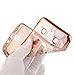Galaxy J7 2016 Case Cover with Free Black Stylus Pen,Leeook Luxury Elegant Beautiful Bird Pink FLower Electroplate Plating Frame Crystal Soft Gel Silicone TPU Case Cover Bumper for Samsung Galaxy J7 2016