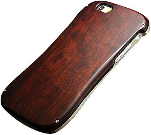 Apple iPhone 6/S black aluminium bumper case skin cover wooden Gold Silver Flip Case Protective Slim Case The Perfect Protective Case made from real wood apple