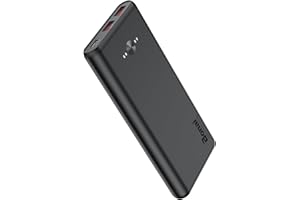 Power Bank 10000mAh, BONAI Powerbank Ultra Sottile e Leggero Batteria Esterna con USB-C 3A Ricarica Rapida Ingressi e Uscite Cellulare Caricatore Portatile per iPhone Samsung Huawei Xiaomi Realme etc