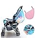 PINK Kids Baby Stroller Pushchairs Toys Diaper Net Mesh Storage Side Bag