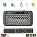 Price comparison product image Mini Keyboard, H20 2.4G Wireless Gaming keyboard with full Touchpad Mouse RGB Backlit Smart Remote TV Controller for Android TV Box, Windows PC,Laptop, HTPC, IPTV, Raspberry Pi, XBOX 360, PS3, Ps4
