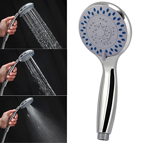 TRIXES Verchromter Duschkopf Multifunktionsdusche - 2