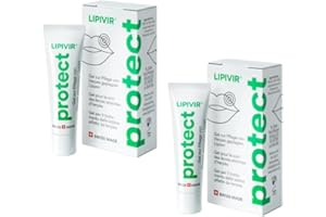 Lipivir PROTECT Cold Sore Prevention Gel – Cold Sore Cream for Lips with Manuka Oil – Transparent, Non-Greasy, Vegan & Cruelty-Free Formula2 Pack (2.5g x2)