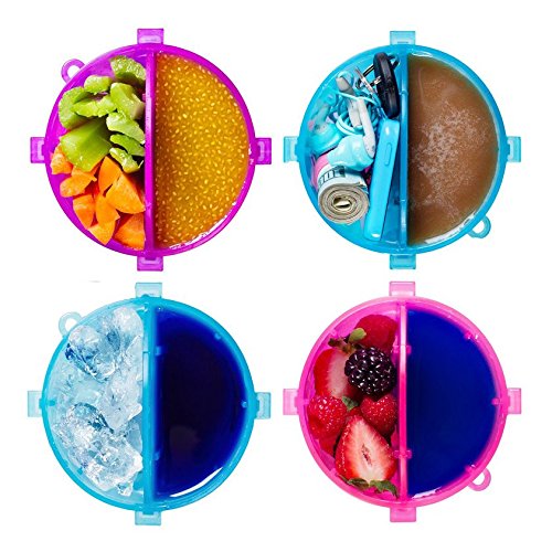 KRAFTSTOFF – DUAL SHAKER, 2 Kammern Shaker, Eiweiß SHAKER FÜR 2 RATIONEN / ZWEI SHAKER IN EINEM – 700 ml – 350 ml pro Seite / Protein Shaker für Damen und Herren / Der perfekte Fitness Shaker, Ideal als Smoothie Trinkbecher, Eiweiss Shaker, Shaker Flasche - 6