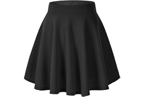 C K CrisKat Falda Corta Mujer Elástica Plisada Básica Patinador Básica Falda Tenis