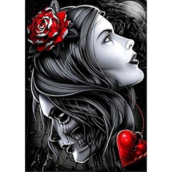 GRUNI Diamond Painting Set 40x60 Cm – 5D Strassbild Zum Selbermachen