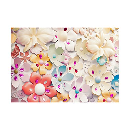Fototapete Blumen 400×280 cm XXL | KOMPLETT SET MIT KLEISTER – PREMIUM VLIES TAPETE – PROFI QUALITÄT (Keine Papiertapete, keine Blasenbildung) – Top moderne Wanddeko – Fototapete 3D Illusion – Riesen Wandbild – Top Design Tapete – Neue exklusvie Edition mit noch besser Druckauflösung – Deutsches Premium Vlies (Kein Import Vlies oder PVC), Schlafzimmer, Wohnzimmer, Kinderzimmer geeignet | Fototapeten WandtapeteFOB0173a84XL - 2