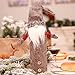 Produktbild Jinxuny Flasche Abdeckung 1 STÜCK Puppe Form Weinflasche Abdeckung Taschen Weihnachten Geschirr Weihnachtsmann Weihnachten Geheimnisvoll Aussehende Dekoration Dinner Party Ornament (Color : Grey)