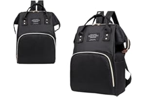 MAGIC SELECT Rucksack für Windeln und Fläschchen mit Thermo-Taschen, wasserdicht, mit großem Fassungsvermögen, für Reisen