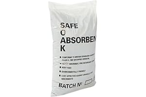 BearTOOLS Spill Absorbent Granules 30L capacity - Fire-Resistant Highly Absorbent Granules for Indoor/Outdoor Use - Spill Control for Home Garages Work Sites