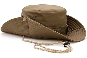 Favuit Sonnenhut, Boonie Hut Herren Damen Buschhut Breite Krempe Outdoor Hat UV Schutz Sonnenschutz Faltbar Wanderhut Fischerhut Gartenhut Anglerhut Buschhüte
