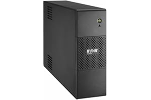 Eaton Onduleur 5S 1000 IEC - Line-interactive UPS - 5S1000I - Puissance 1000VA (8 prises IEC 10A) - Protection Tel/Fax/Internet/Réseau 10/100 RJ45) - Noir, 1000VA / prises IEC