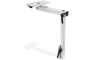 ‎PARTSEE PARTSEE Abnehmbare Wohnmobil Tischbeine, 360° Drehbare RV Tisch, Höhenverstellbar 18 cm, Abnehmbare Bodenhalterung, 6063-T5 Aluminium Tischgestell Silber