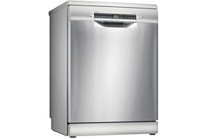 Bosch Lave-vaisselle pose libre 60 cm Silver Inox SMS4EMI06E Serie 4