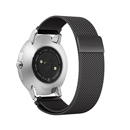 Kuxiu Metall-Armband für Withings Steel HR-Activity Tracking Watch 36MM / 40MM, magnetisch, Milanaise-Edelstahl