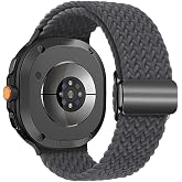 Rongep [&Ouml;rg&uuml; Loop] Samsung Galaxy Watch 9/8 44mm/40mm/Classic 46mm ile Uyumlu Kordon Manyetik Tokalı Samsung Watch 9 44mm Kor