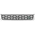 CAR SAAZ Discovery Sport Style Front Grill Compatible with Brezza Type 1(2016-2019) Black