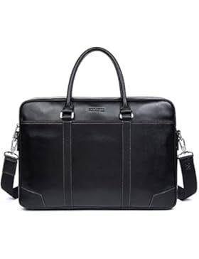 BOSTANTEN Herren Leder Laptoptasche Umhängetasche Schultertasche Businesstasche