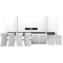 Deflettore Per Condizionatore 8 Foglie Regolabile - Anti-Aria Diretta, Bianco, Per Parete, Senza Filtro