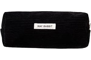 JIEOU Piórnik, organizer na długopisy w stylu vintage, dla chłopców, dziewczynek, pudełko na długopisy z zamkiem błyskawicznym, artykuły dla dorosłych, czarny, aktówka