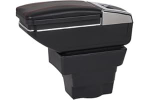 SZSS-CAR - Reposabrazos de Compatible con Opel Astra 2012~2017 2018 2019 2020 2021 2022 cuero con caja de almacenamiento para consola central del coche