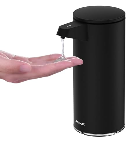 Automatischer Seifenspender Mit Temperaturanzeige – Berührungslos, 280 Ml, Typ-C Ladung (Weiß)