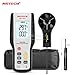 Produktbild nktech nk-w3s Digital Anemometer Thermometer CFM/CMM LCD Hintergrundbeleuchtung Airflow Wind Meter Air Velocity Volumen Thermo Temperatur Tester für Windsurfen Kite Flying Segeln Surfen Angeln