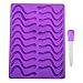 Produktbild Blue Vessel 20 Cavity Schlangen Worm Gummy Hard Candy Schokolade Silikon Tray Form Werkzeuge (Purple)