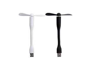 Witeygai 2 Pack USB Mini Fan, Phone Fans, Mini Portable Mobile Computer cooling fan, Quiet Travel Fan Compatible Any USB Port Like Power Bank