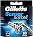 Gillette Sensor Excel Comfort Razor Blades (Pack of 10) with Ayur Product in Combo RS.1495.00