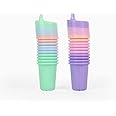 The First Years Take & Toss Sippy Cups - Spill Proof Toddler Cups Value Party Pack - 10 Oz - 20 Count,Pastel