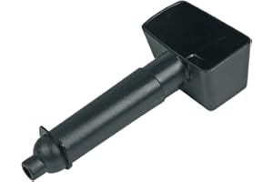 easyPART 1000027163-001 Cuillère à café en poudre pour machine à café Saeco Philips 42194403301 Cuillère doseuse en plastique noire pour machine à café Platinum Vision Ttitanium Xelsis Noir Energica