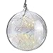 Produktbild Kugeln Seifenblasen mit 10 LED Lichtern Batteriebetrieben Irisierend Regenbogen Weihnachtsschmuck Weihnachsdeko Hänger Weihnachten Dekoration Advent