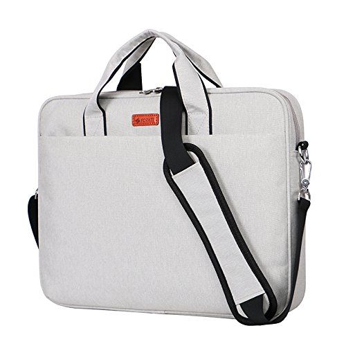 Für Apple, Dell, ASUS, 13/14/15/15.6/17.3 cm, Männer und Frauen, stoßfest, einzelne Schulter Laptop Tasche, 17,3 Zoll, Elfenbein - 5