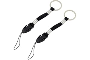 Hemobllo 10 Stück Handschlaufe Lanyard Verstellbarer Schnellverschlussgurt String mit Schnalle für USB-Sticks Keyside Namensschild Kamerahalter Handy Schwarz