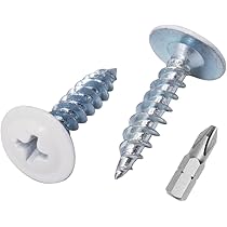 Tornillos Con Broca Incluida SKIR'CO Tornillos Autoperforantes Chapados En Zinc 4,2 X 25 Mm, Tornillo De Chapa, Cabeza De Braguero Modificada Con PH (300 Piezas Tornillos 4.2x50 Mm