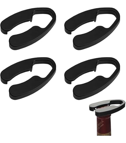 MYLERCT Coupe-Capsule Vin - Lot De 10 - Acier Inoxydable/ABS - Retrait Papier Aluminium - Design Murale