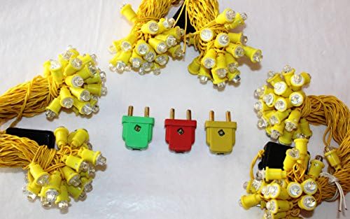 Lance Retail Desi LED Yellow Serial Bulb Decoration Lights - Set of 3